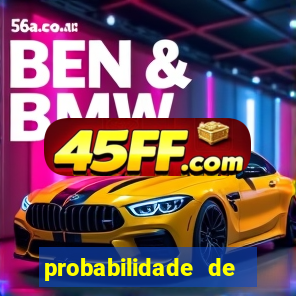 probabilidade de gol em um jogo